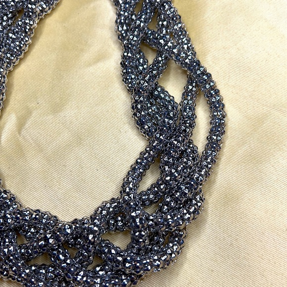 Beautiful Silver Twisted Necklace - Picture 4 of 4